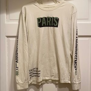 (3/$25) Mighty fine- Long sleeved Paris tee